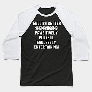 English Setter Baseball T-Shirt